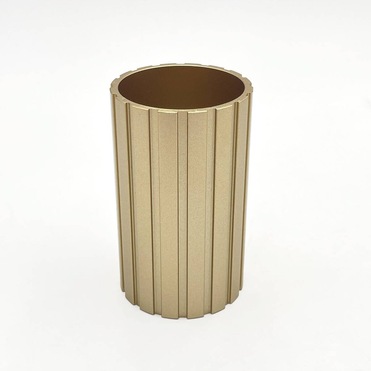 Lamkur Strahler Prisma gold Stahl B/H/L: ca. 6,5x10x6,5 cm 1 Brennstellen