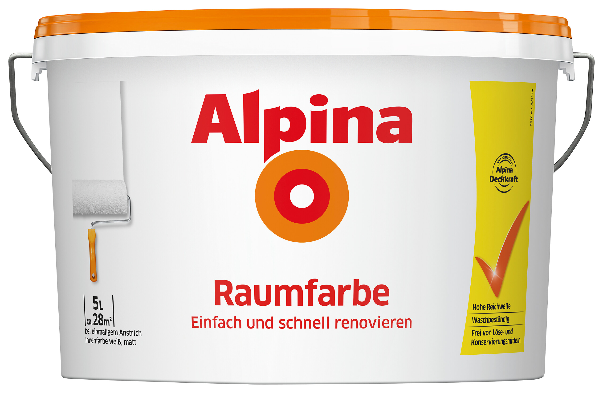 Alpina Raumfarbe weiß ca. 5 l Alpina Raumfarbe weiß ca. 5 l