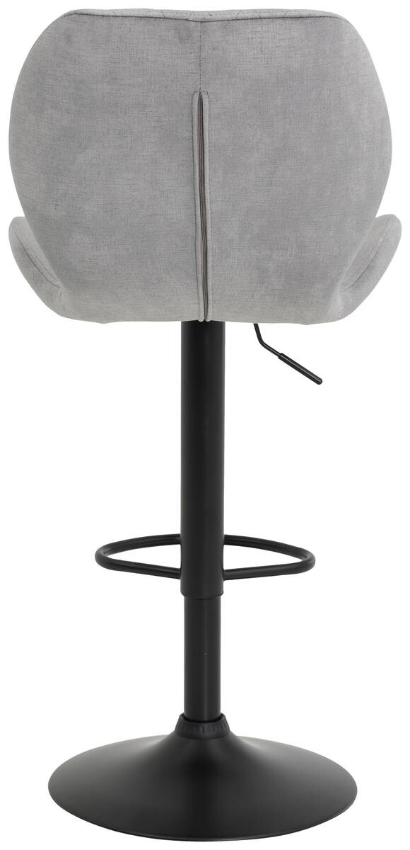 Barhocker Laila 2er Set grau Vintage Samtoptik B/H/T: ca. 42x117x51 cm