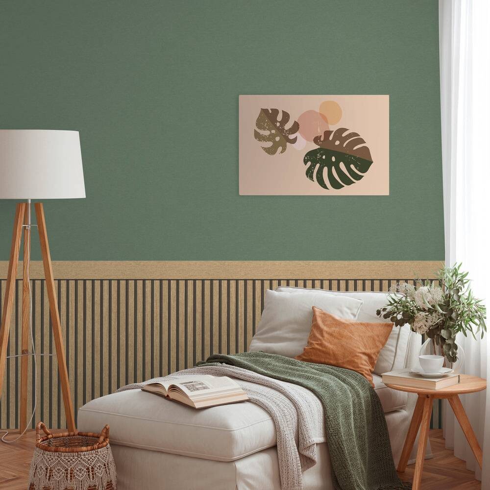 Vliestapete Holzoptik hellbraun schwarz B/L: ca. 106x5000 cm