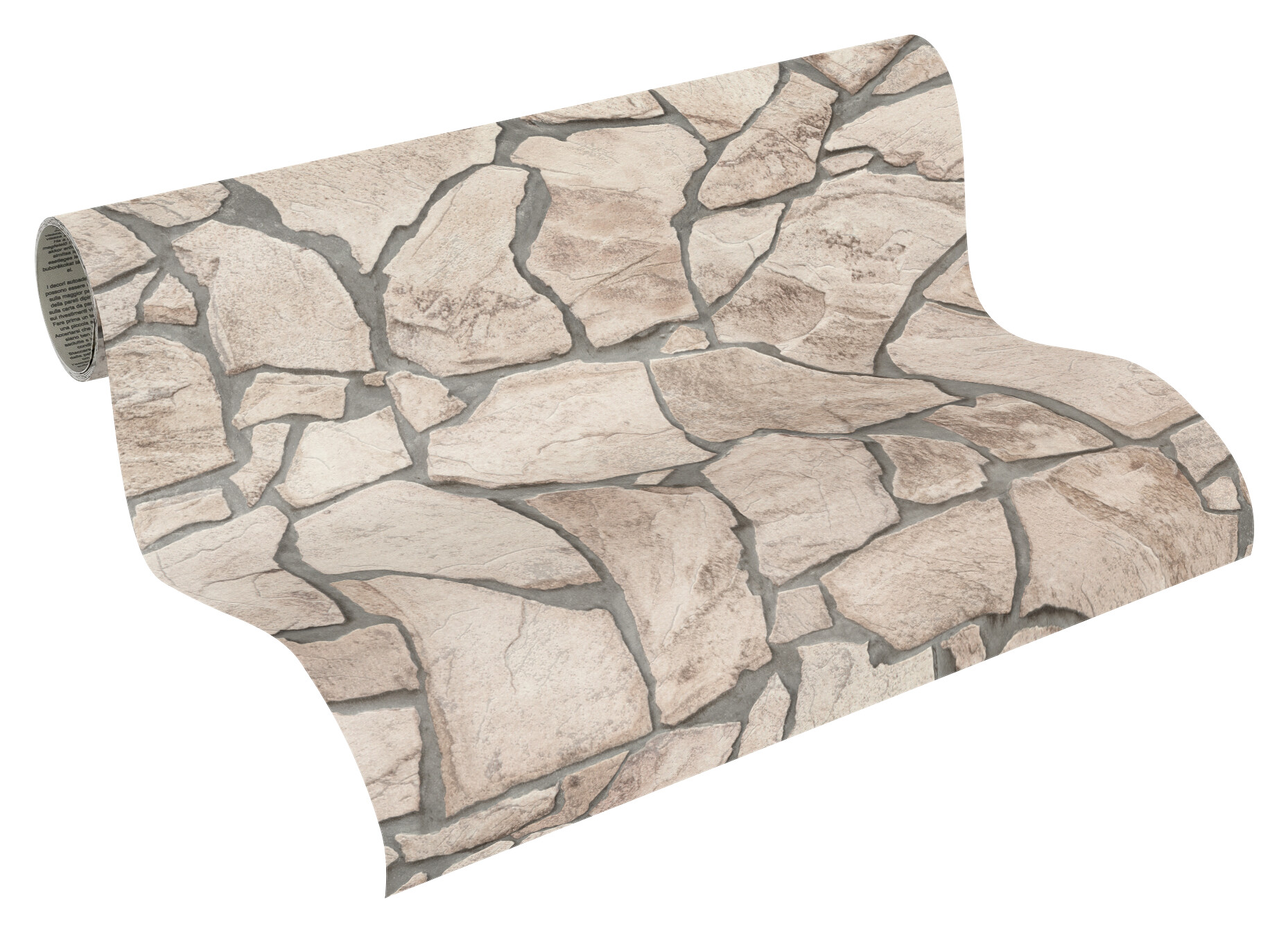 A.S.Creation Tapete orange grau creme B/H/D: ca. 52x250x7,5 cm