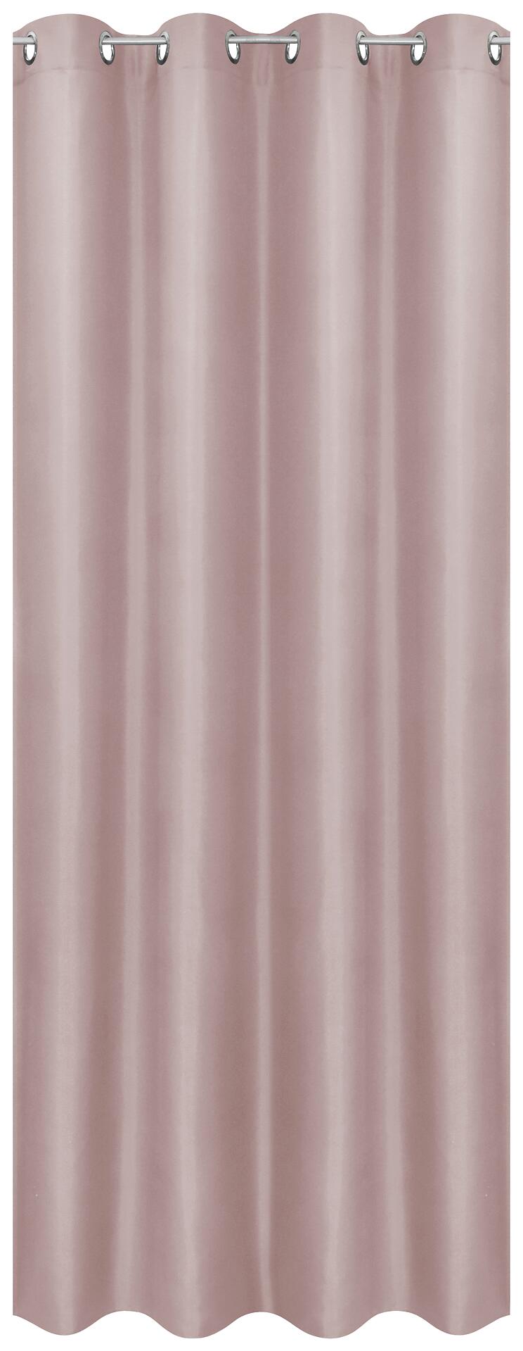 ACUS design collection Ösenvorhang Barnaby altrosa B/L: ca. 140x235 cm