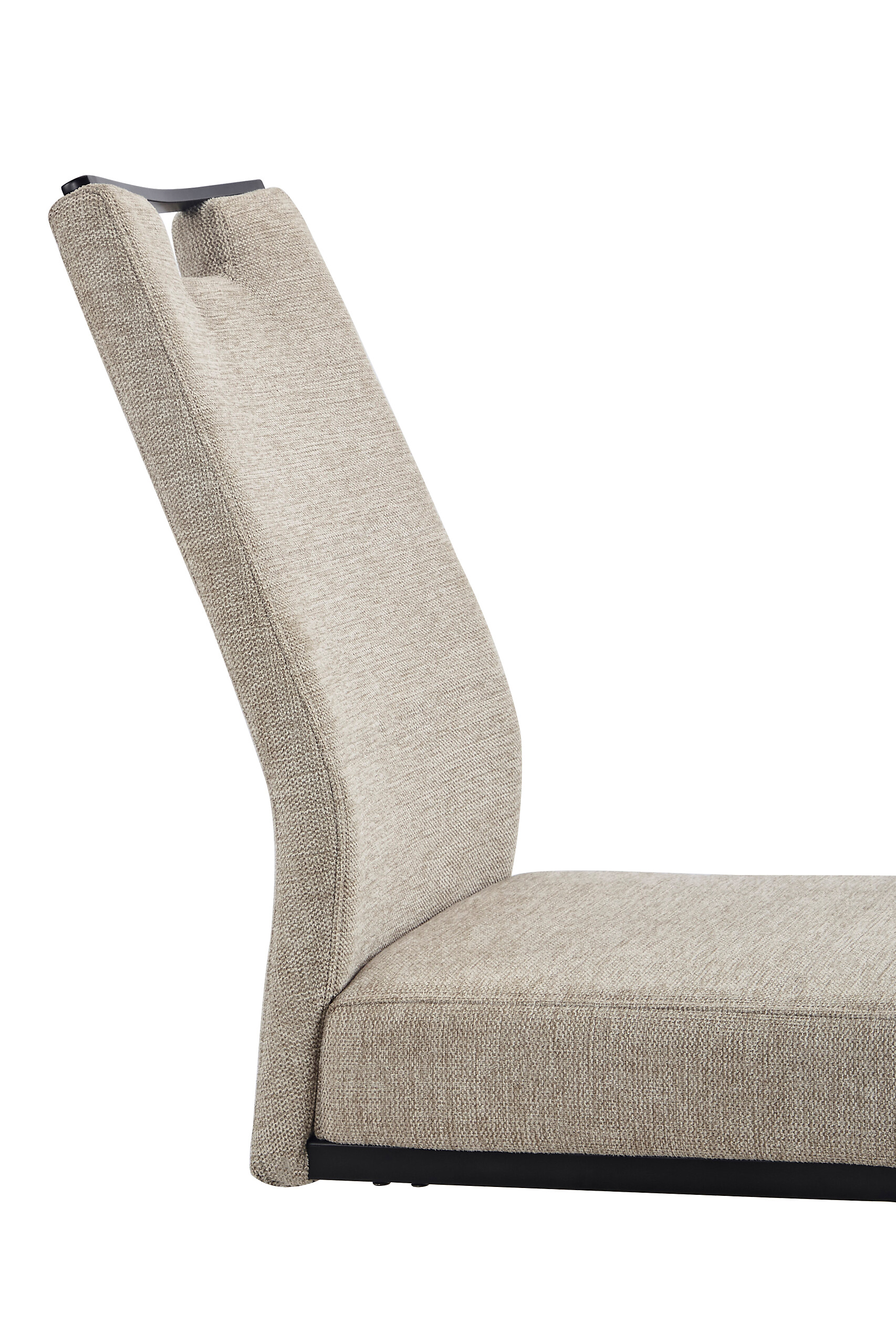 Schwingstuhl Kerstin II beige Webstoff B/H/T: ca. 47x100x65 cm