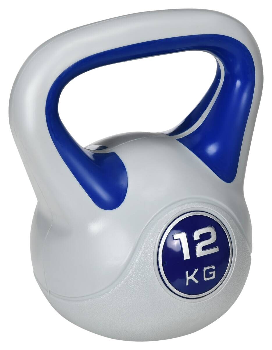 SPORTNOW Kettlebell blau Kunststoff B/H/L: ca. 17x28x24 cm