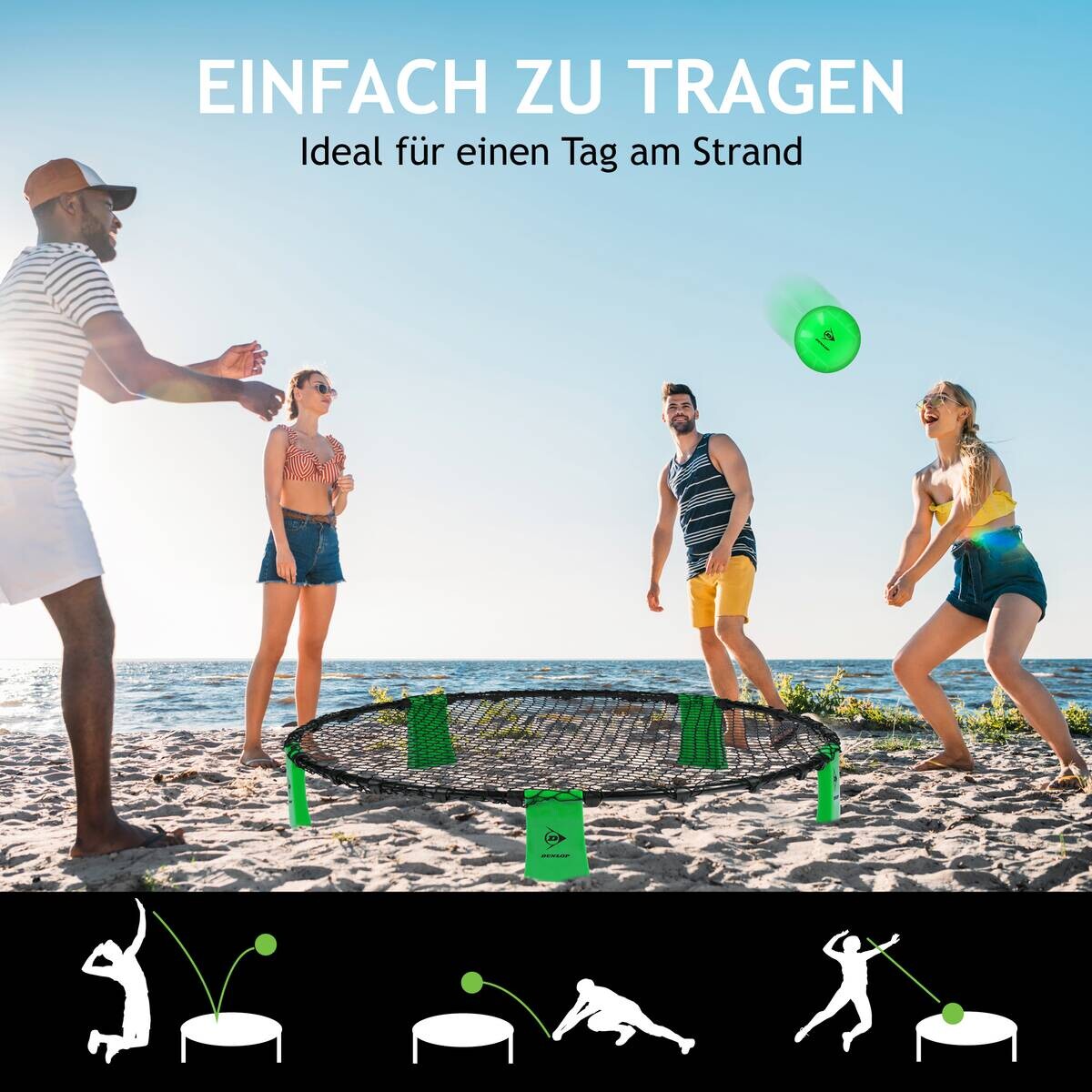 Dunlop Spyderball Set grün B/H/L: ca. 90x20x90 cm