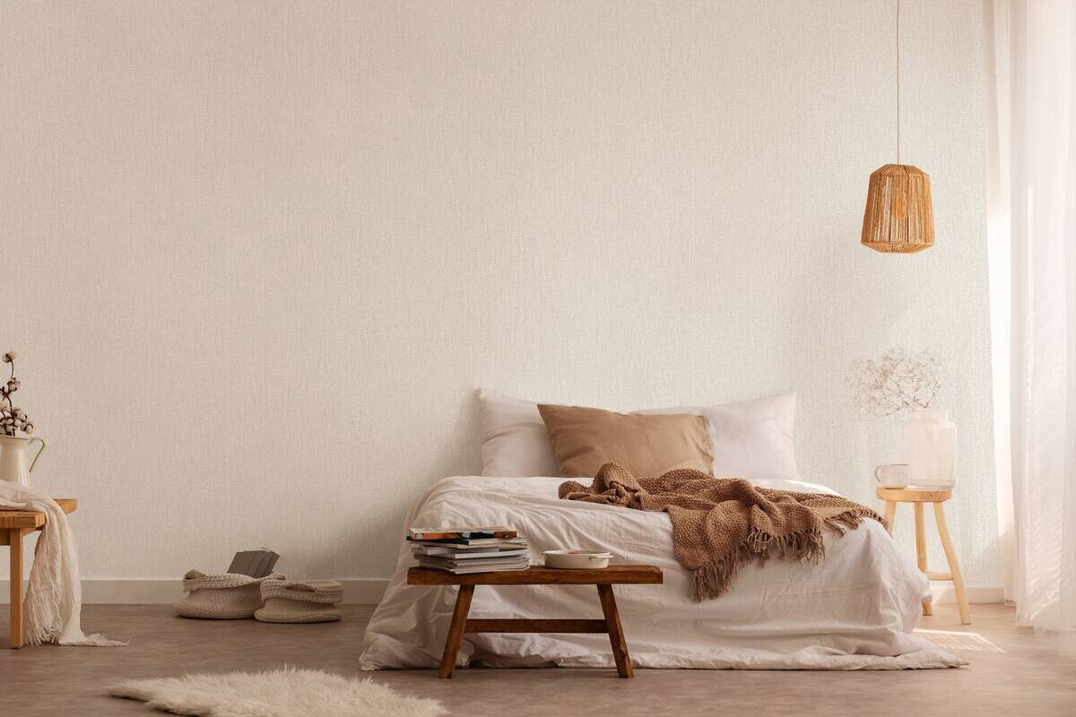 A.S.Creation Vliestapete Attractive 2 Struktur weiß B/L: ca. 53x1005 cm