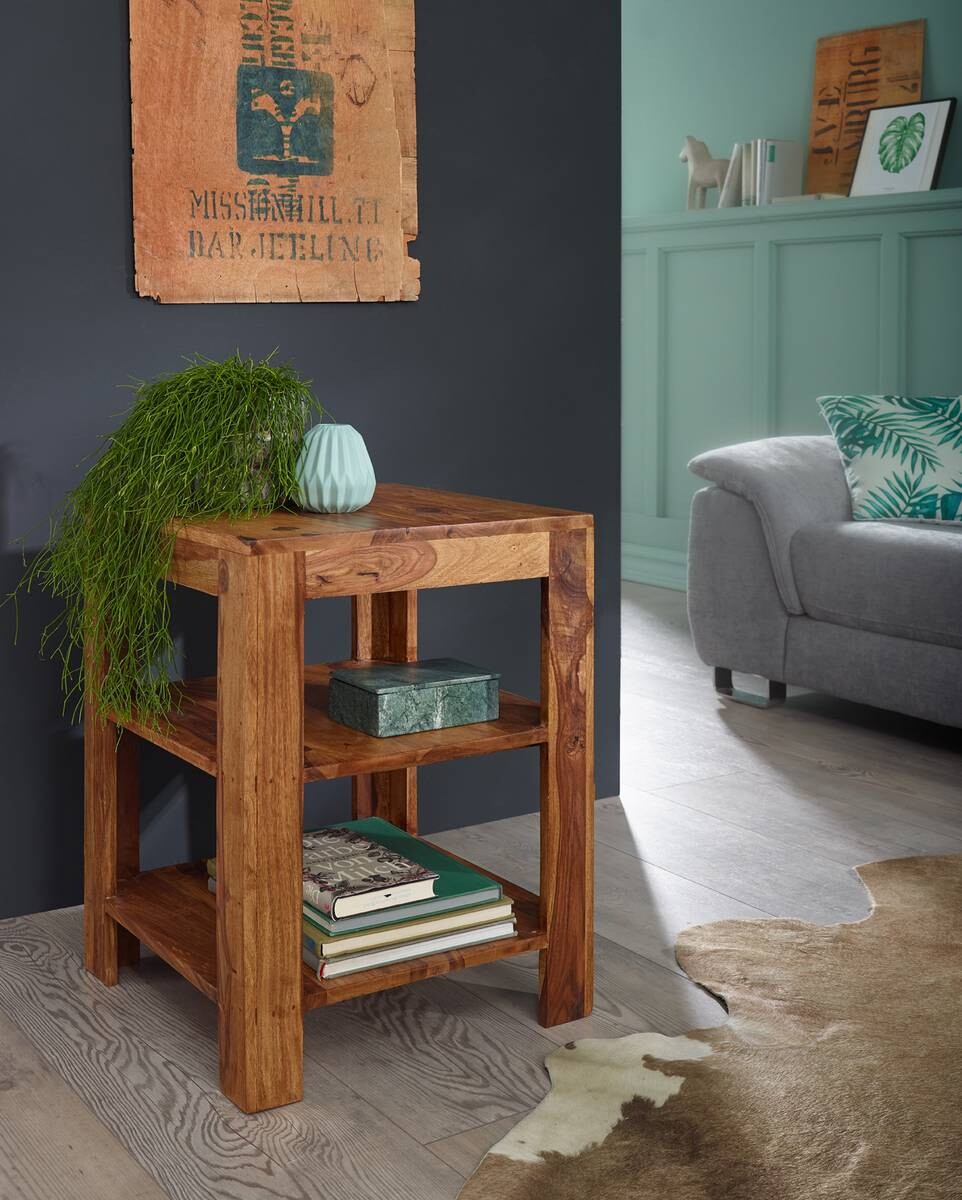 Standregal natur B/H/T: ca. 44x60x44 cm