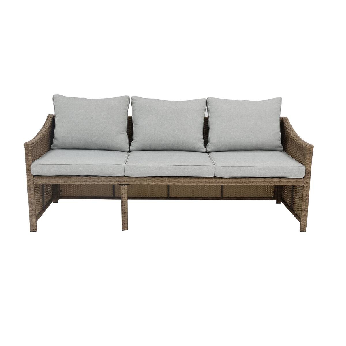 POCOline Gartensitzgruppe Anna braun Stahl