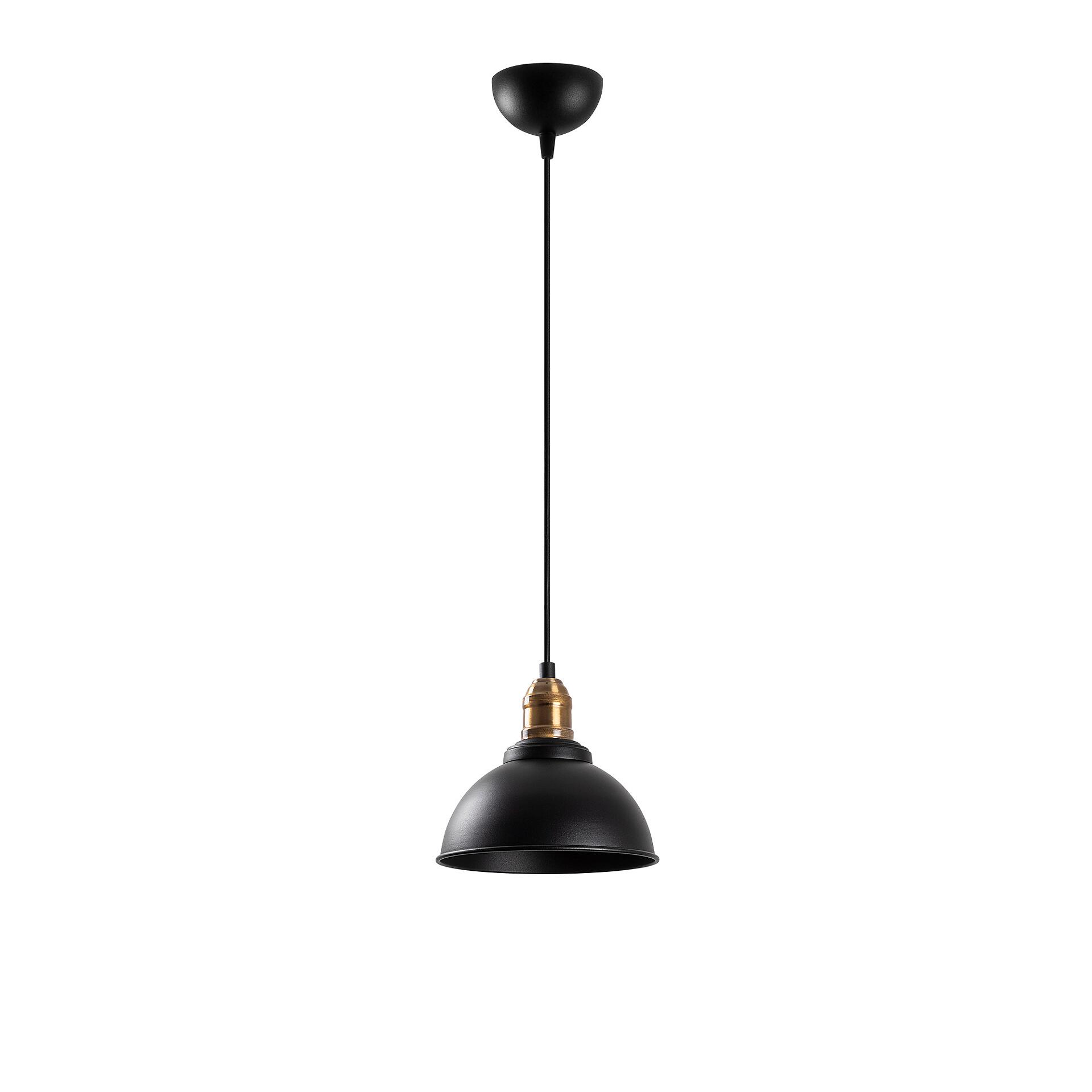 Opviq Pendelleuchte Varzan-10830 schwarz Metall B/H/T/L/D: ca. 21x116x21x21x21 cm E27 1 Brennstellen