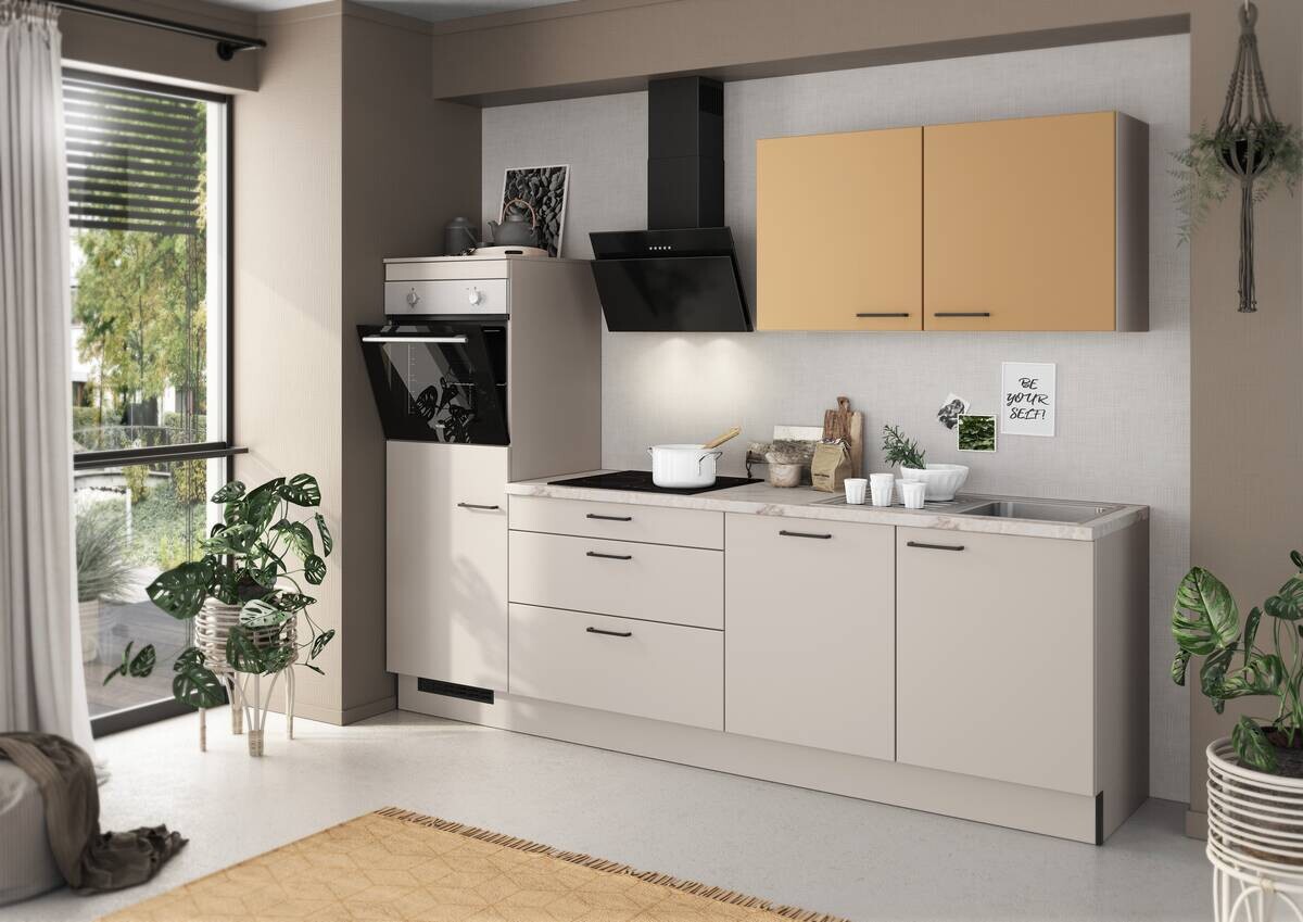 artego Küchenblock Feel Feel Kaschmir B/H/T: ca. 270x210x60 cm