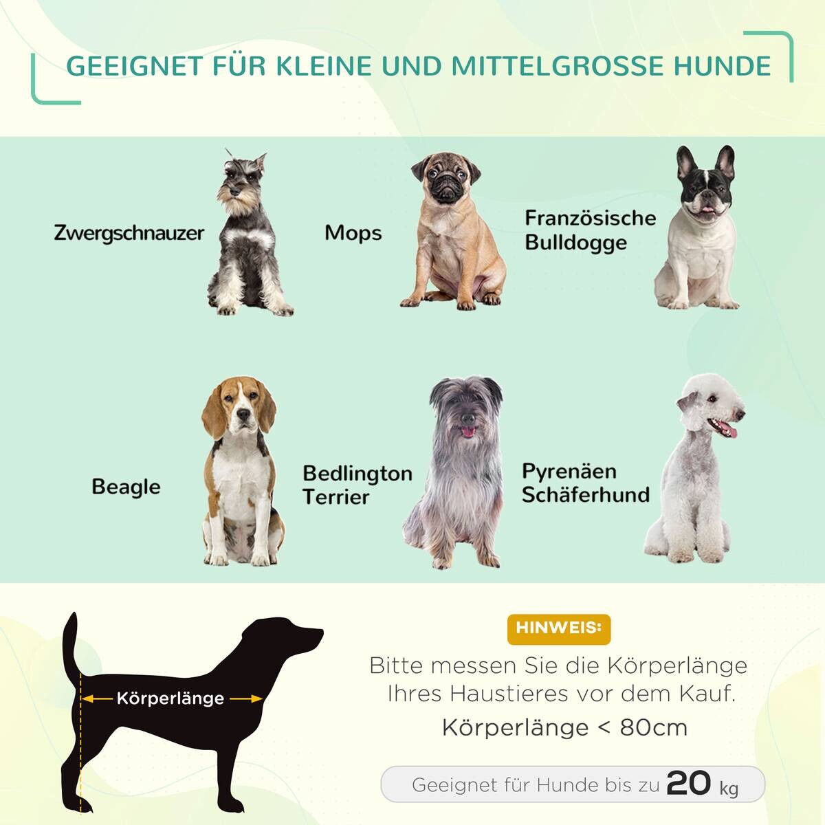 PawHut Hunde-Zubehör schwarz Polyester B/H/L: ca. 76x92x90 cm