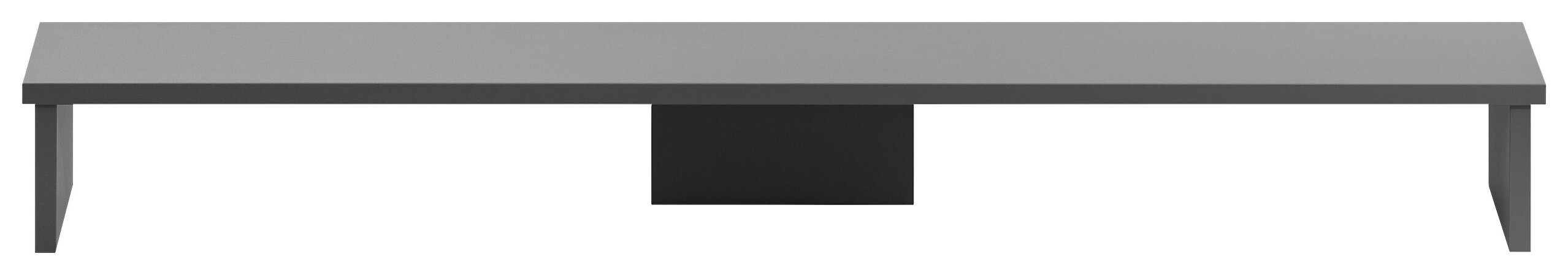 Monitoraufsatz Smash anthrazit B/H/T: ca. 110x12,7x20 cm