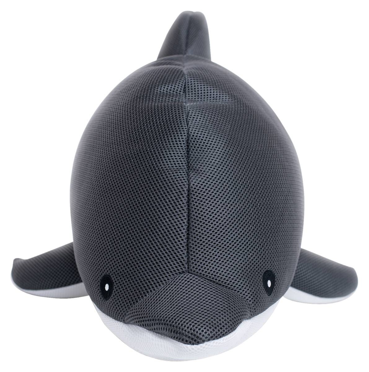 Westmann Sitzsack Schwimmtier Delfin grau Polyester B/H/T: ca. 102x36x40 cm