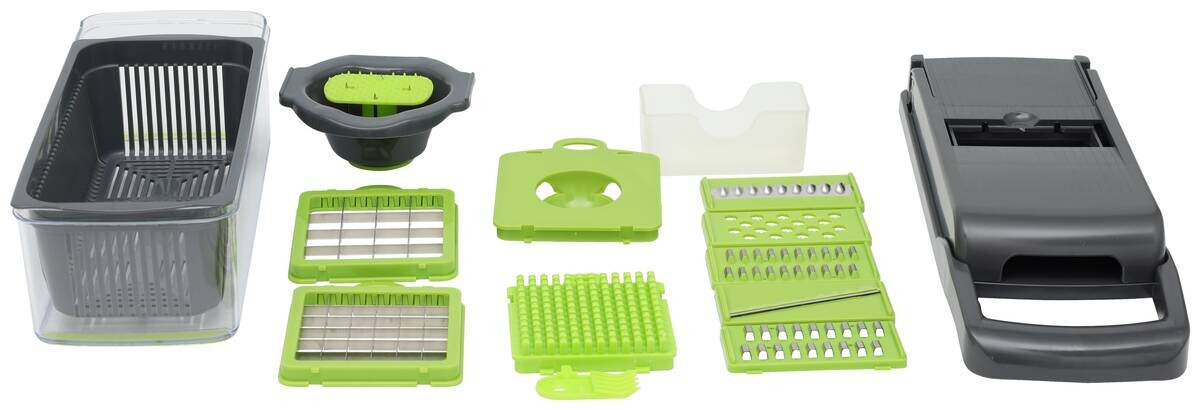 Haushaltshelfer grau Kunststoff