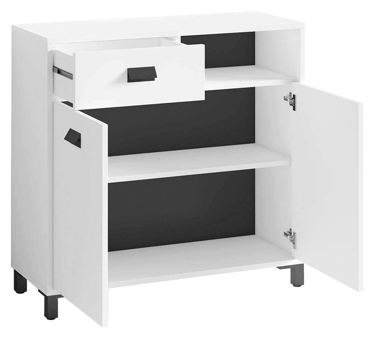 Kommode WELLNESS weiß B/H/T: ca. 80,5x77,5x31 cm