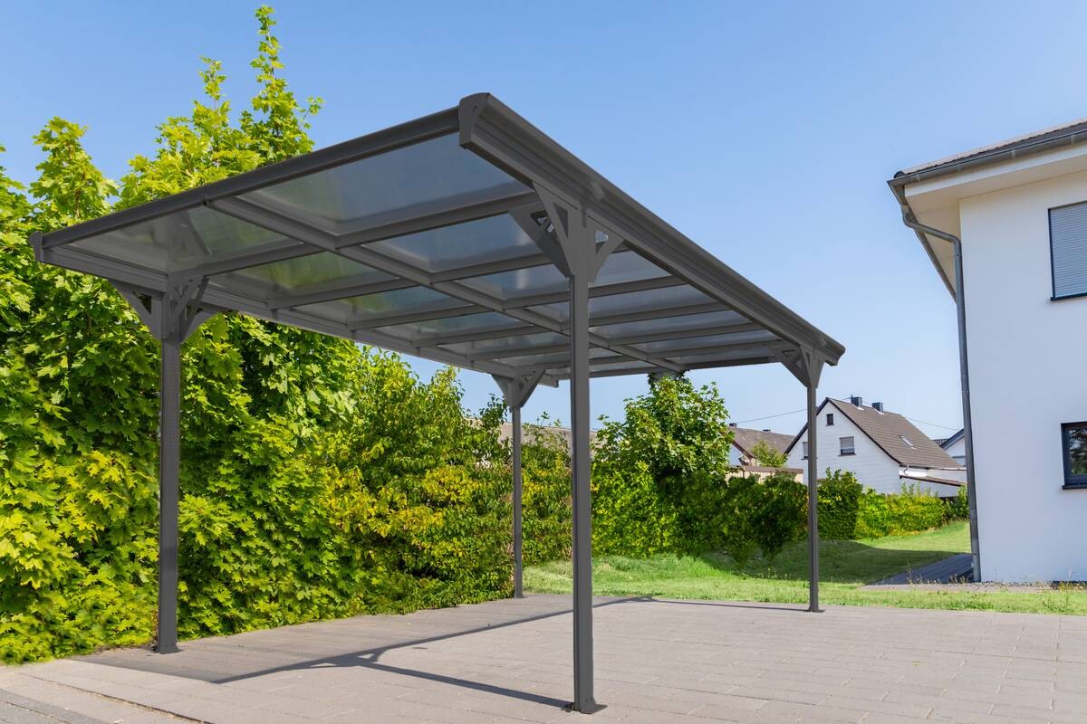 Westmann Carport 15m² B/H/L: ca. 305x232x503 cm