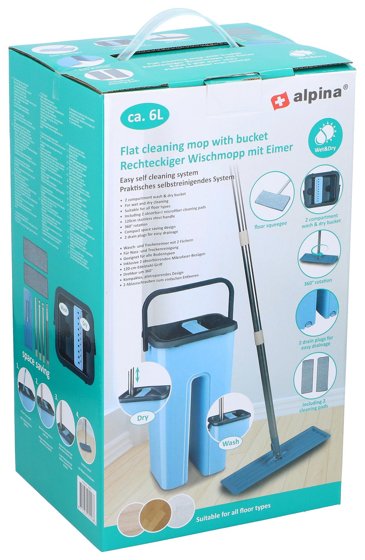 alpina Bodenwischer blau