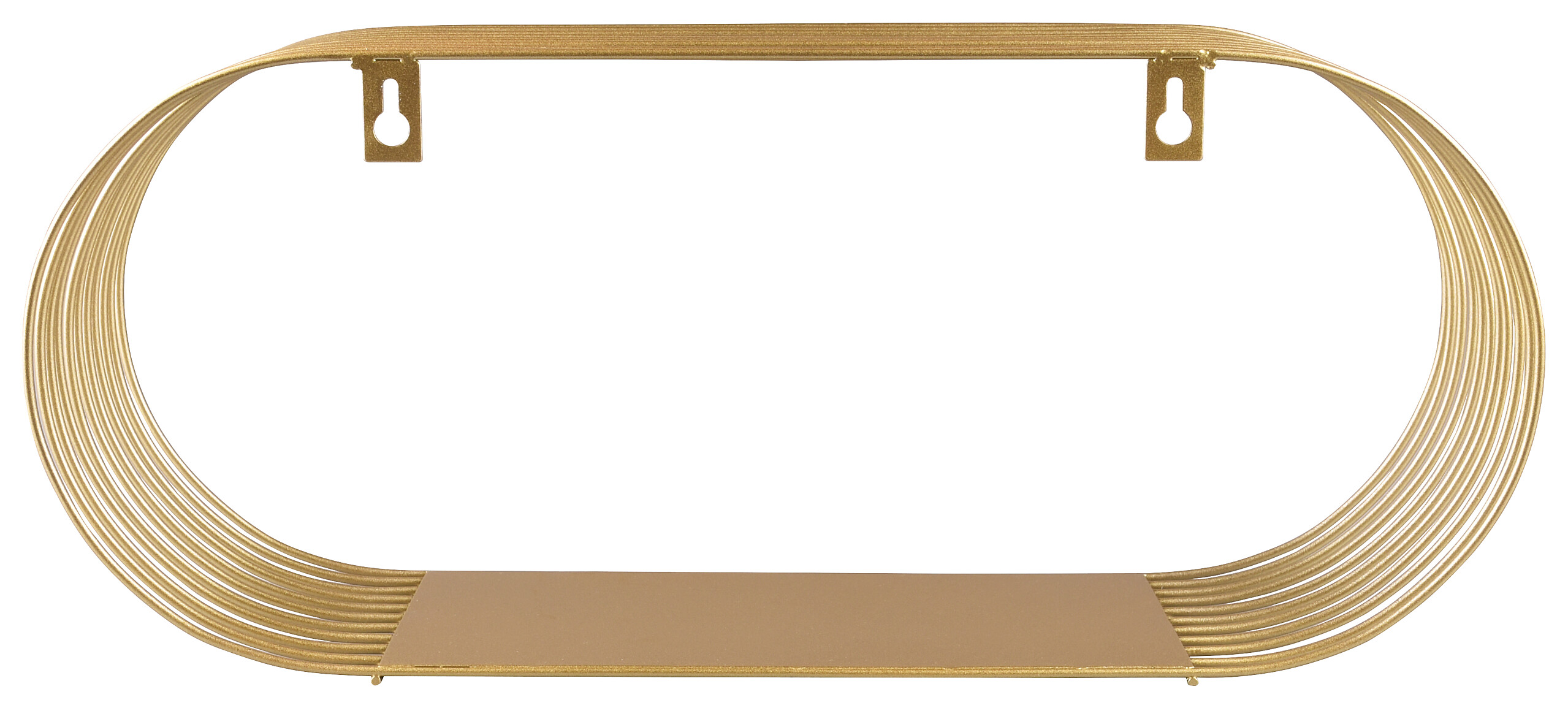 Wandregal Jessica gold Optik Metall