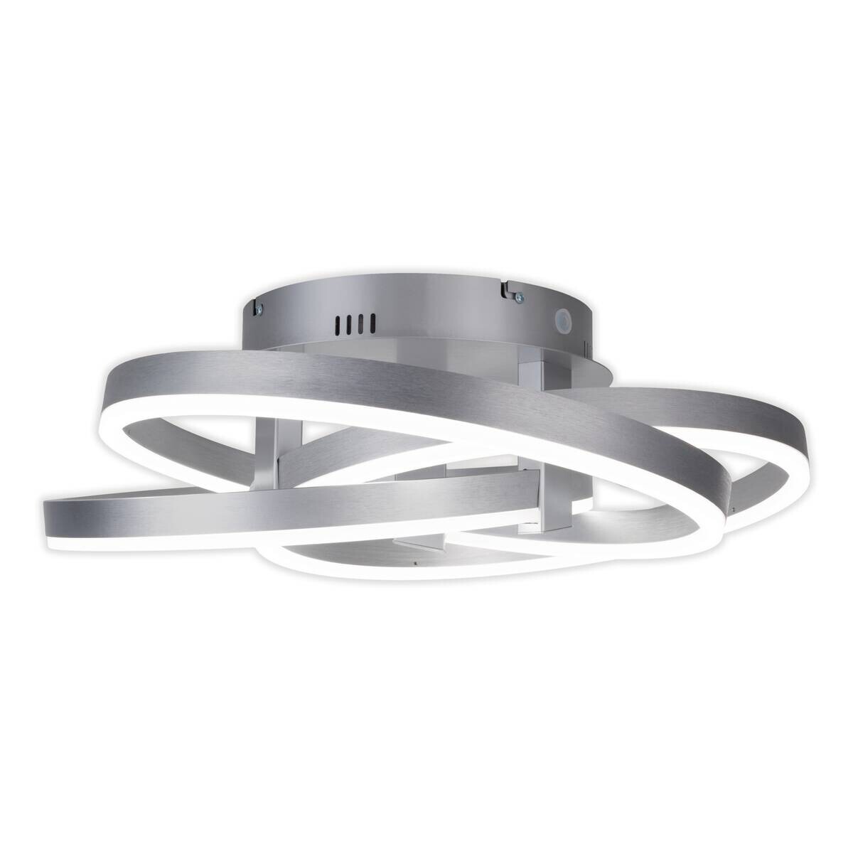 Näve Leuchten Deckenleuchte 1356260 Alu Metall Kunststoff B/H/T: ca. 58x18x58 cm null 1 Brennstellen