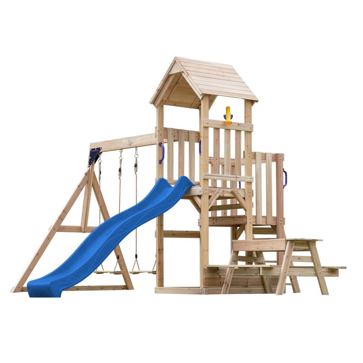 AXI Spielturm Mette blau B/H/L: ca. 366x267x383 cm