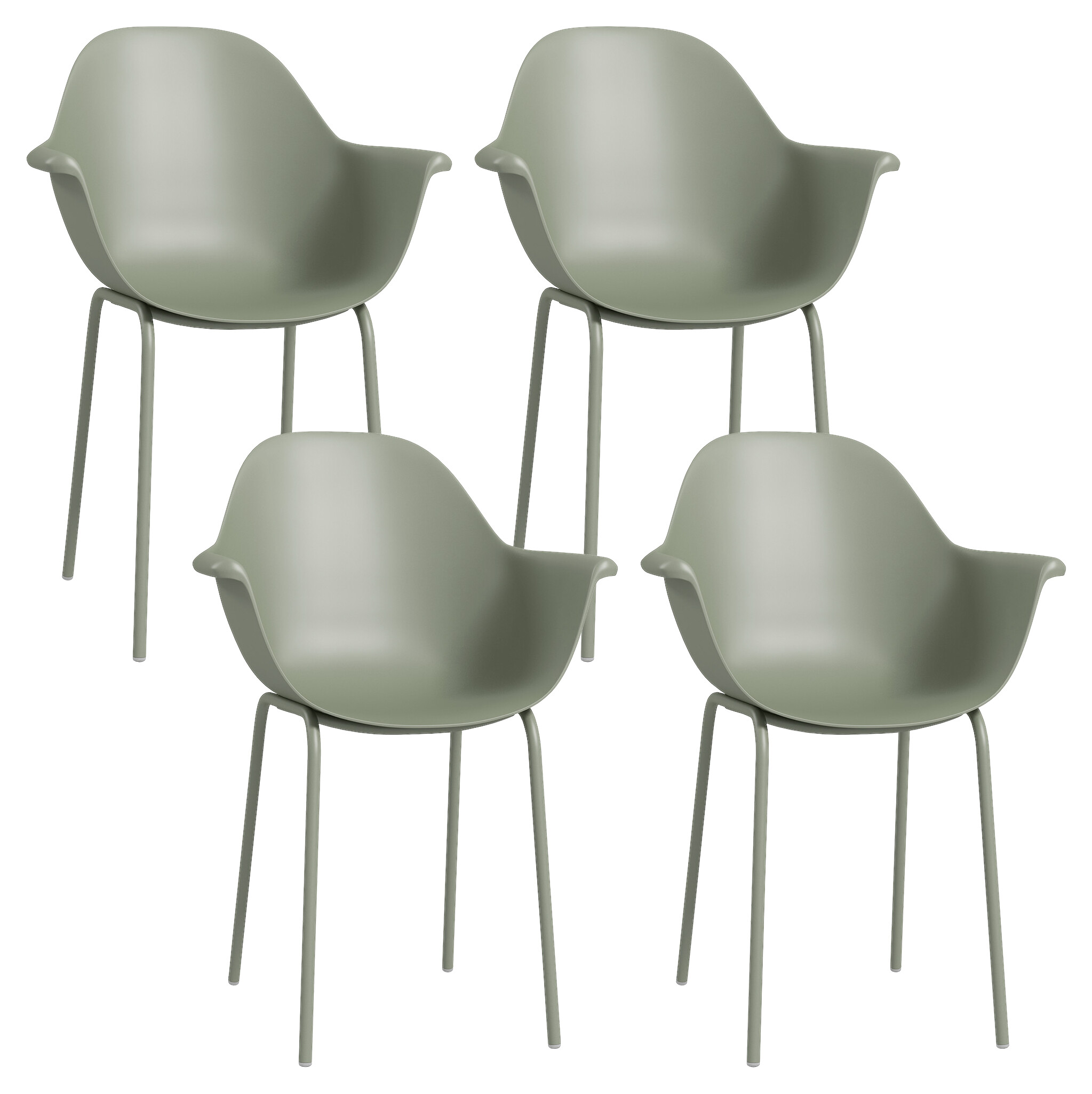 Outsunny Bistro-Set grün Kunststoff B/H/L: ca. 55x84x59 cm