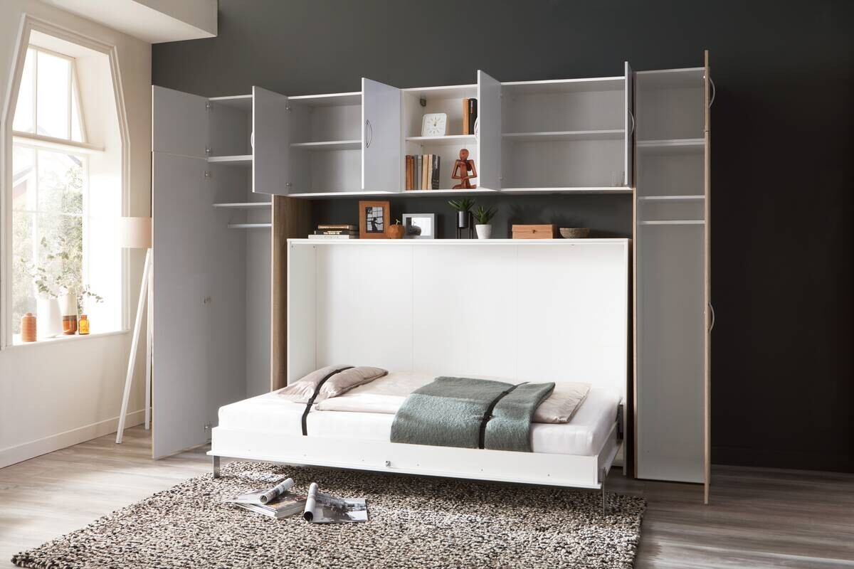 Klappbett Juist weiß Liegefläche B/L: ca. 120x200 cm