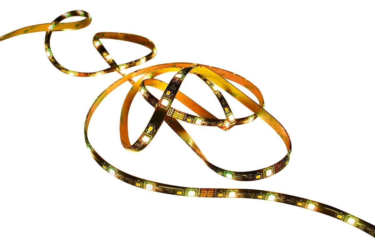 Lichtband schwarz Kunststoff B/L: ca. 1x500 cm