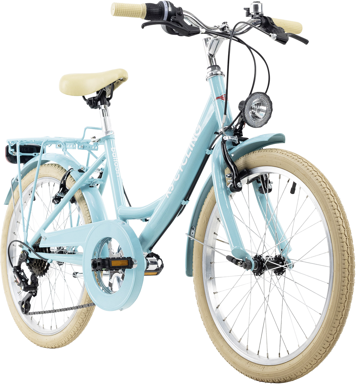 KS-Cycling Kinderrad Balloon Balloon 20 Zoll Rahmenhöhe 34 cm 6 Gänge blau blau ca. 20 Zoll