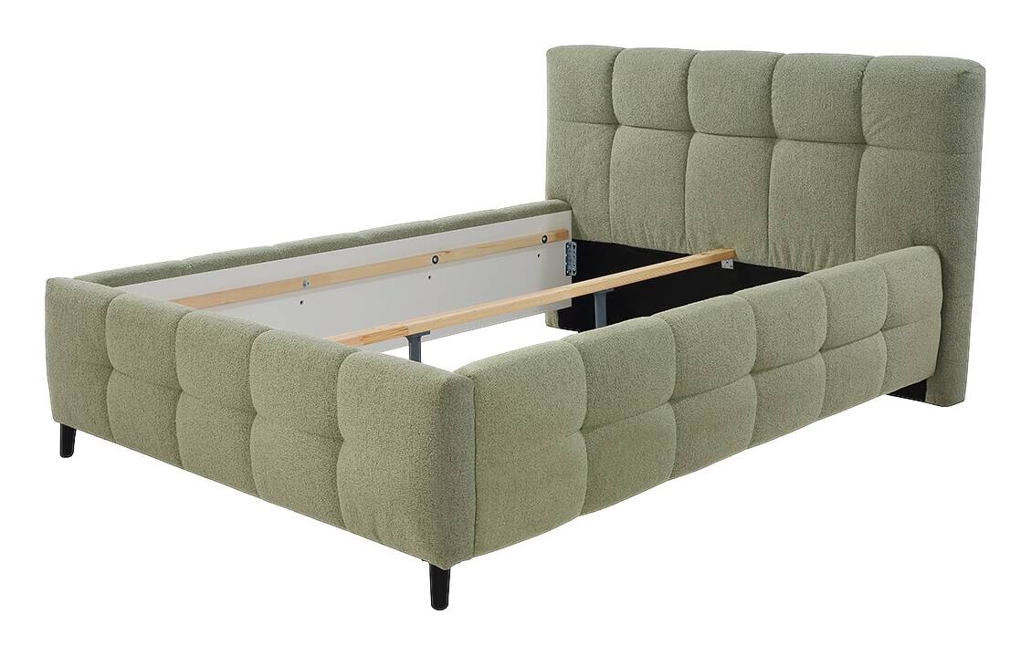 Polsterbettgestell grün Polyester Liegefläche B/L: ca. 140x200 cm