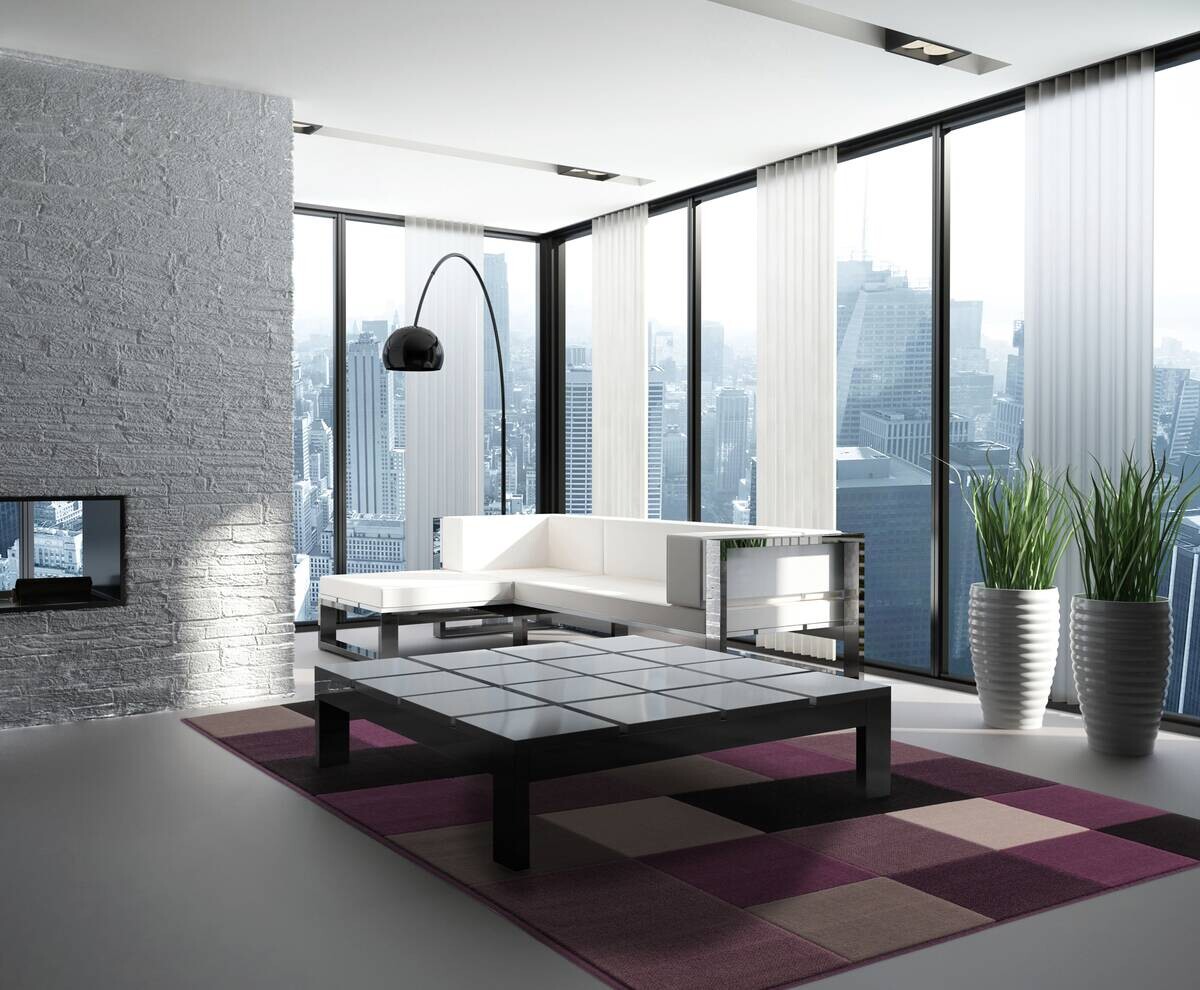 Kayoom Kurzflorteppich Sona 2034 silber B/L: ca. 80x150 cm