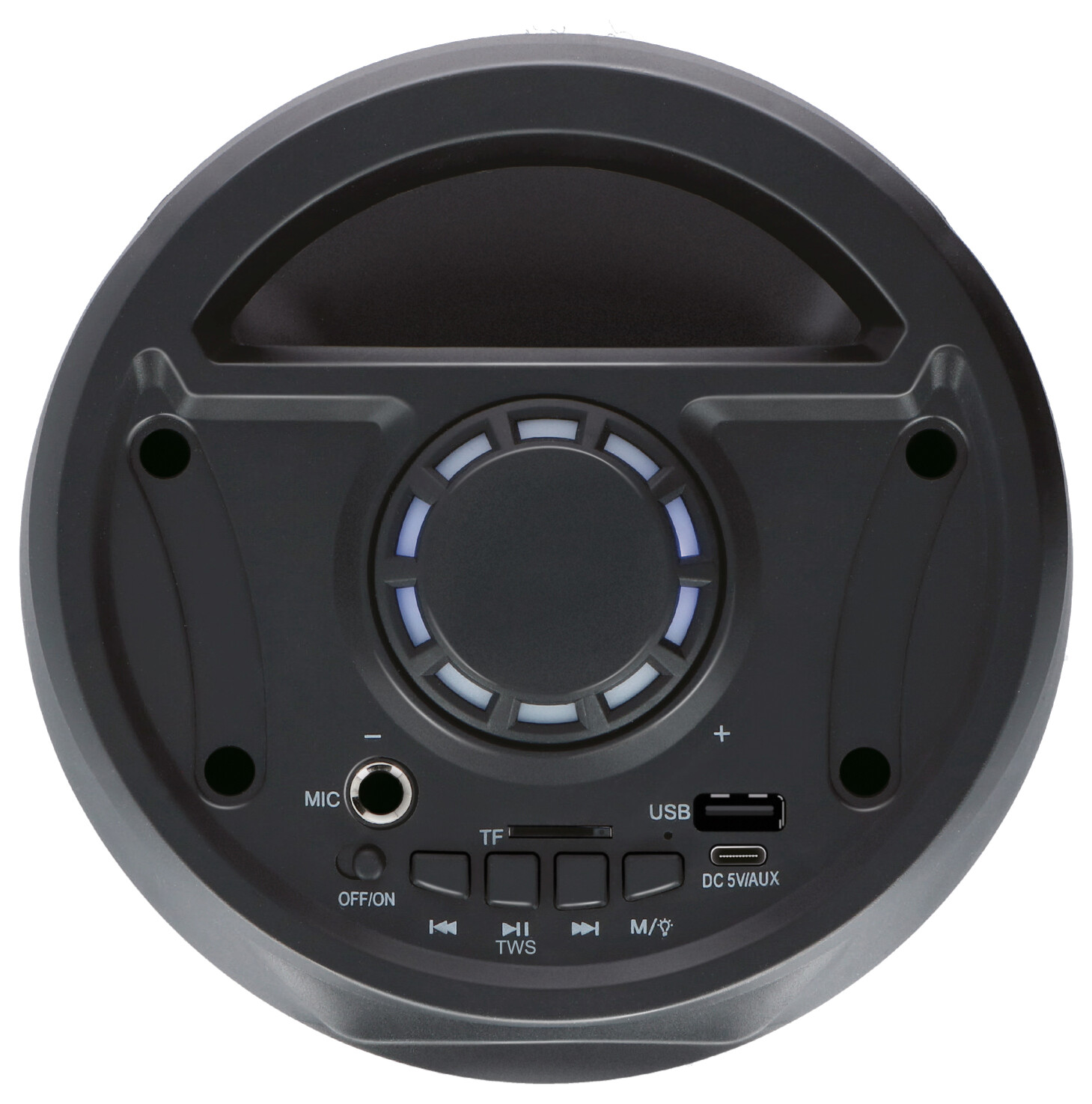 Bluetooth-Lautsprecher schwarz B/H/L: ca. 18,9x41,5x19 cm