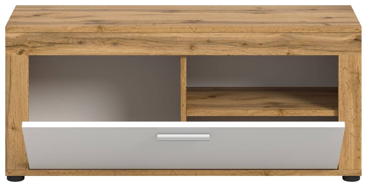 Sitzbank JAM Eiche Wotan Nachbildung weiß B/H/T: ca. 100x44x35 cm