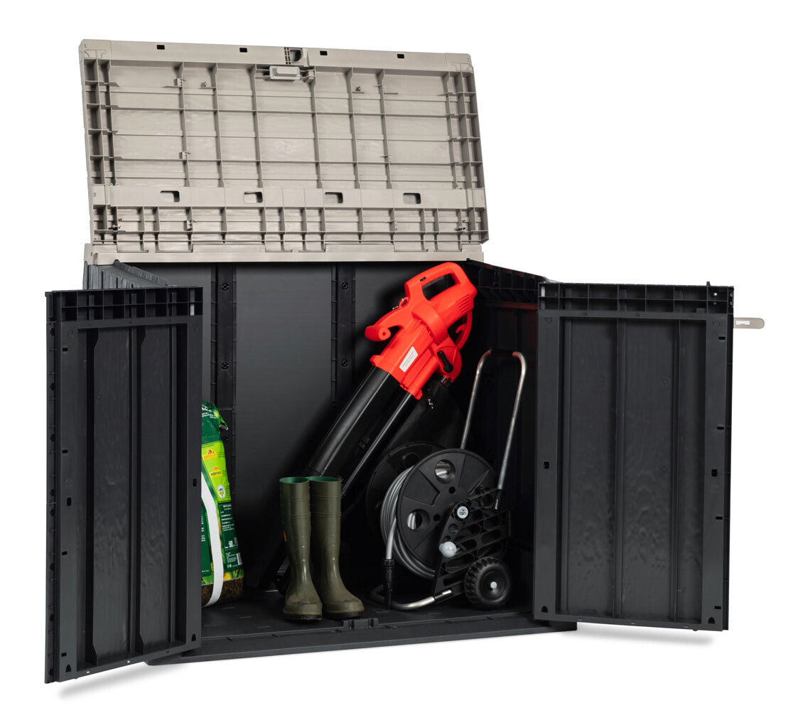 Toomax Mülltonnenbox Stora Way grau B/H/L: ca. 111x74,5x129,5 cm