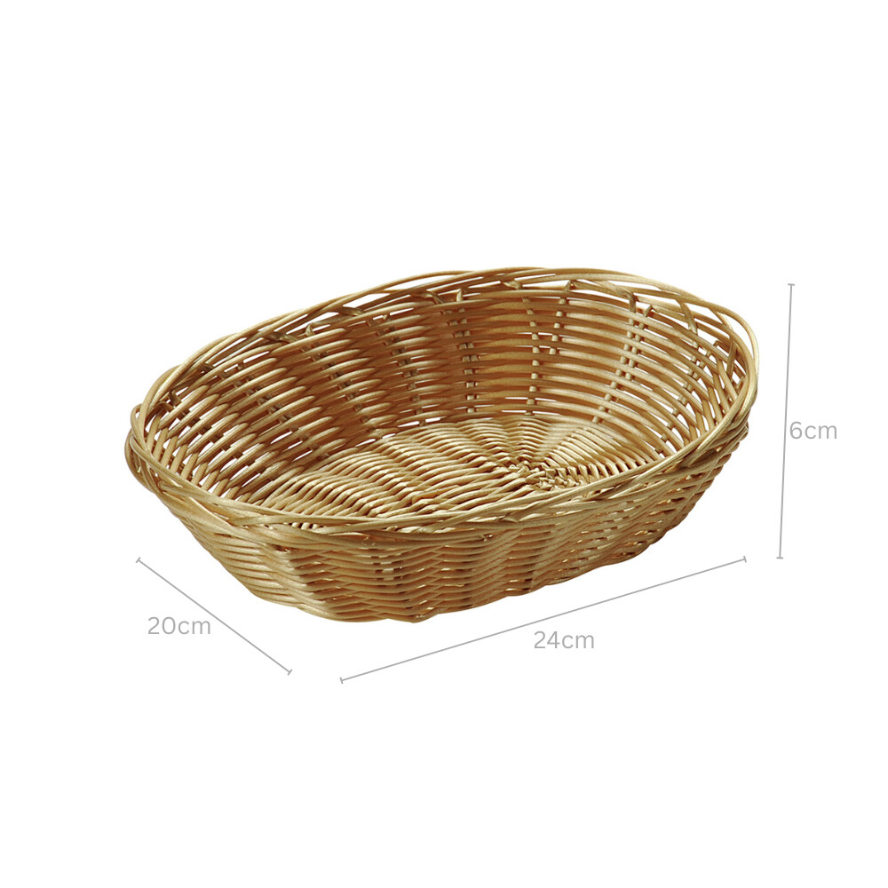 Kesper Brotkorb braun Kunststoff B/H/L: ca. 20x14x24 cm