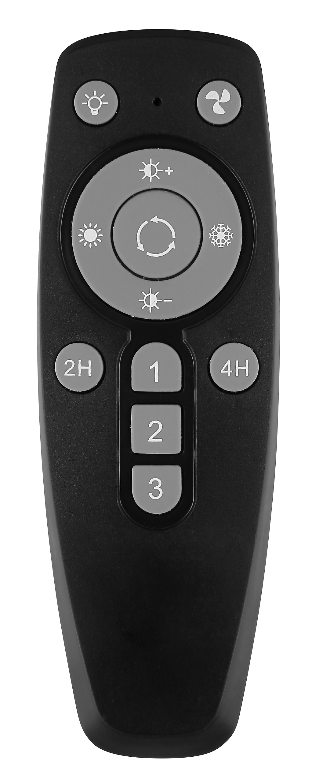 GLOBO Deckenventilator schwarz Opal Rauch H/D: ca. 14,5x50 cm max. 40 W