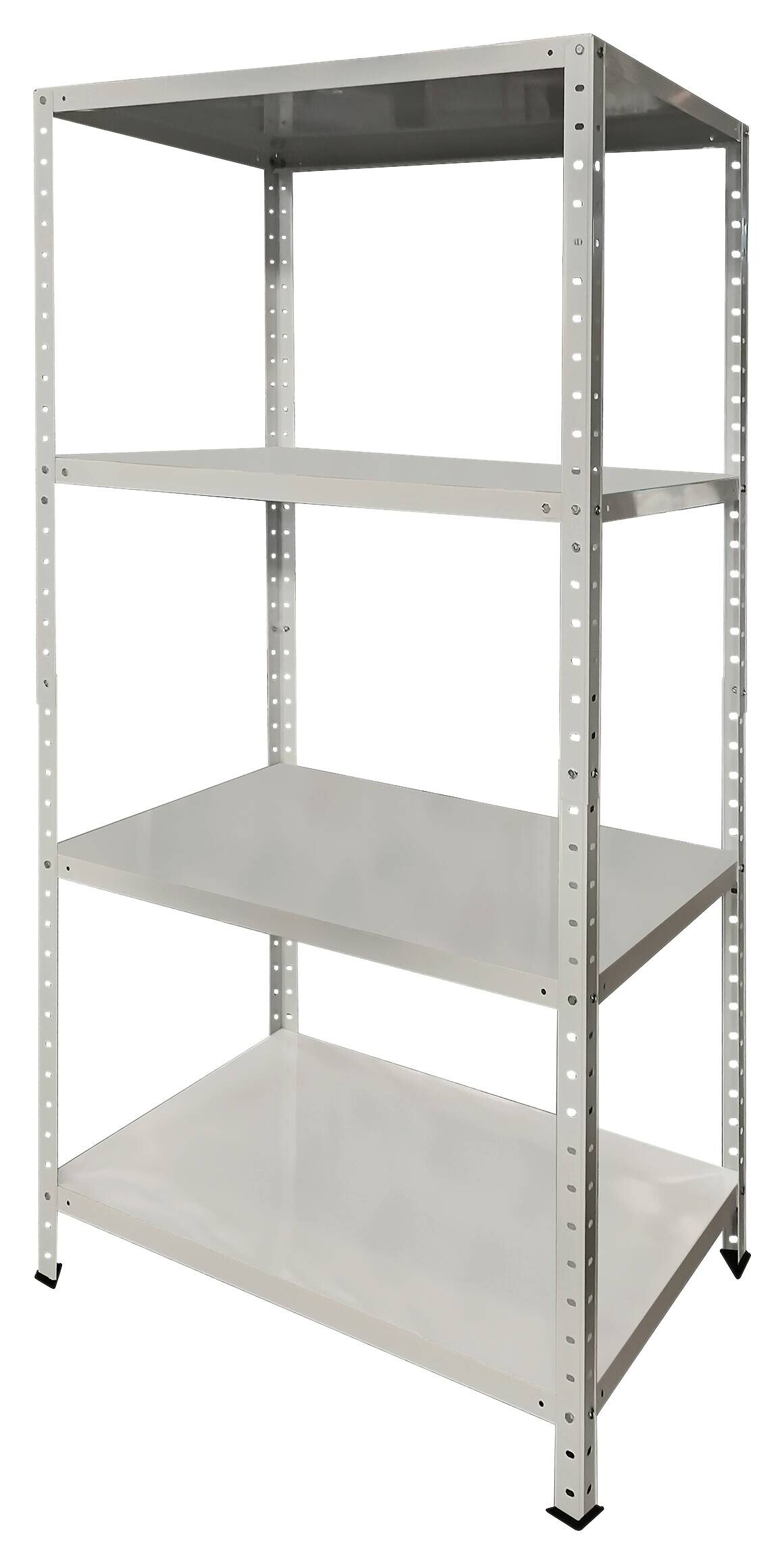 Schraubregal weiß B/H/T: ca. 90x180x60 cm Schraubregal weiß B/H/T: ca. 90x180x60 cm