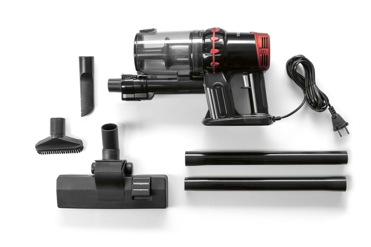 Handstaubsauger 15065 rot schwarz Metall Kunststoff B/H/L: ca. 37x21,5x10,5 cm