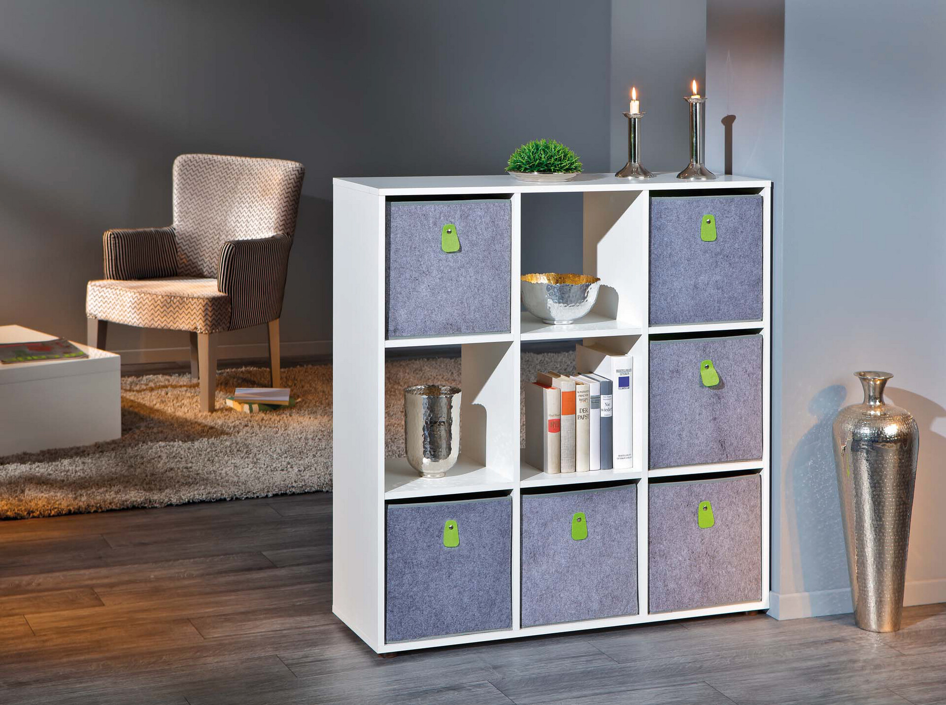 Raumteiler Cadore weiß B/H/T: ca. 105x109x33 cm