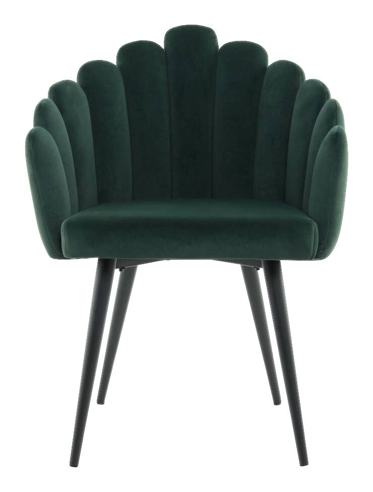 Stuhl Jeane 600 grün Microfaser B/H/T: ca. 61x85x58 cm