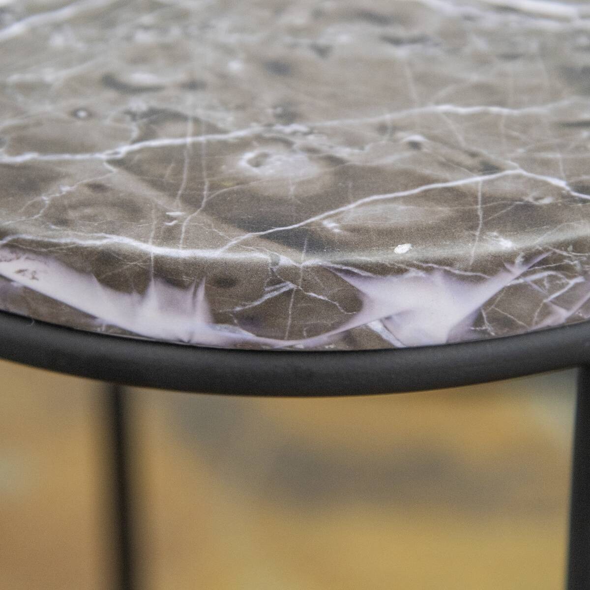 Outsunny Blumenständer schwarz Metall H/D: ca. 70x30 cm