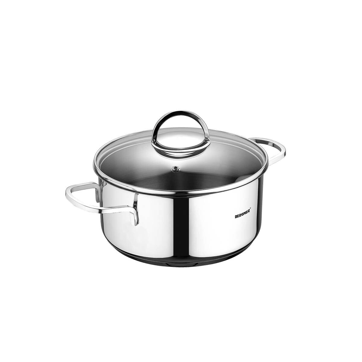 BERGNER Topfset Classic silber Edelstahl 6 tlg.