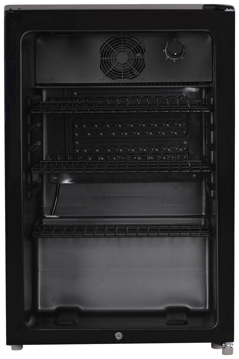 POCOline Kühlschrank schwarz B/H/T: ca. 54x84x54,5 cm