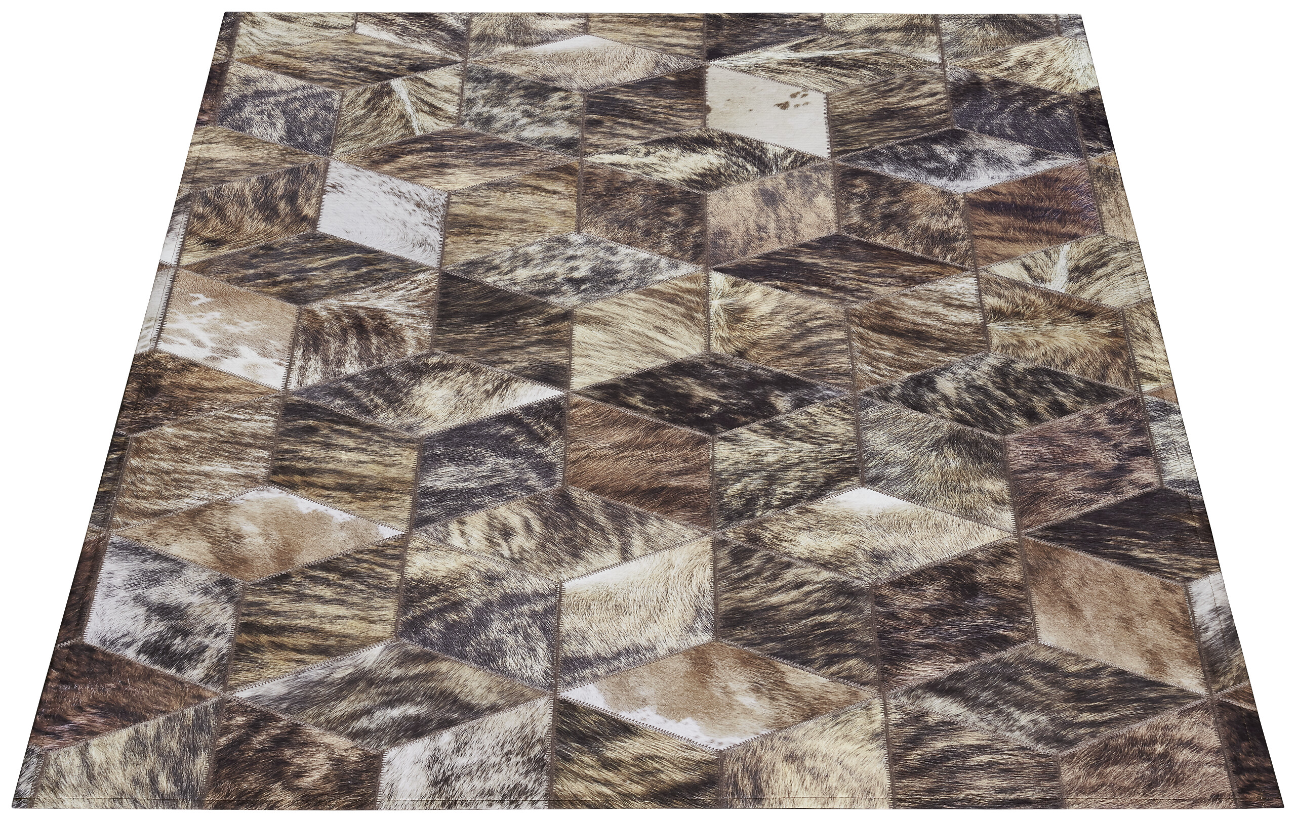 Fellimitat Maverick braun B/L: ca. 120x170 cm Fellimitat Maverick braun B/L: ca. 120x170 cm