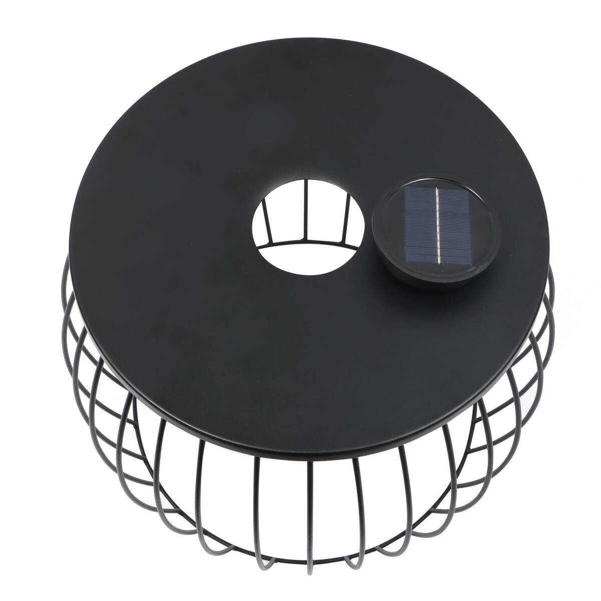 POCOline Beistelltisch schwarz Metall H/D: ca. 37x40 cm