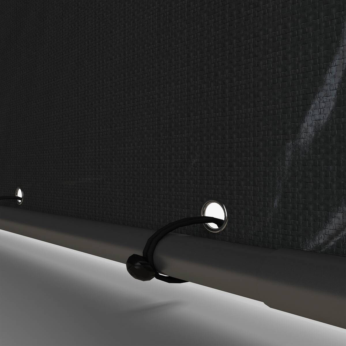 Outsunny Garagenzelt dunkelgrau Polyester B/H/L: ca. 218x172x160 cm