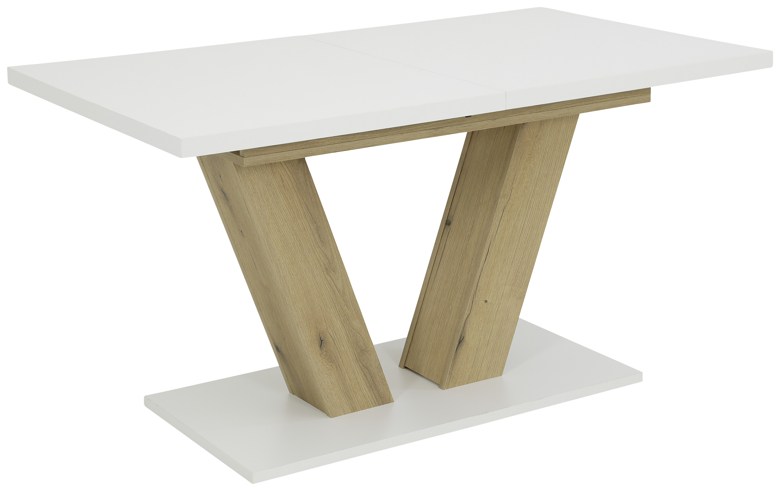 Esstisch Hamm weiß Eiche B/H/T: ca. 180x76x90 cm