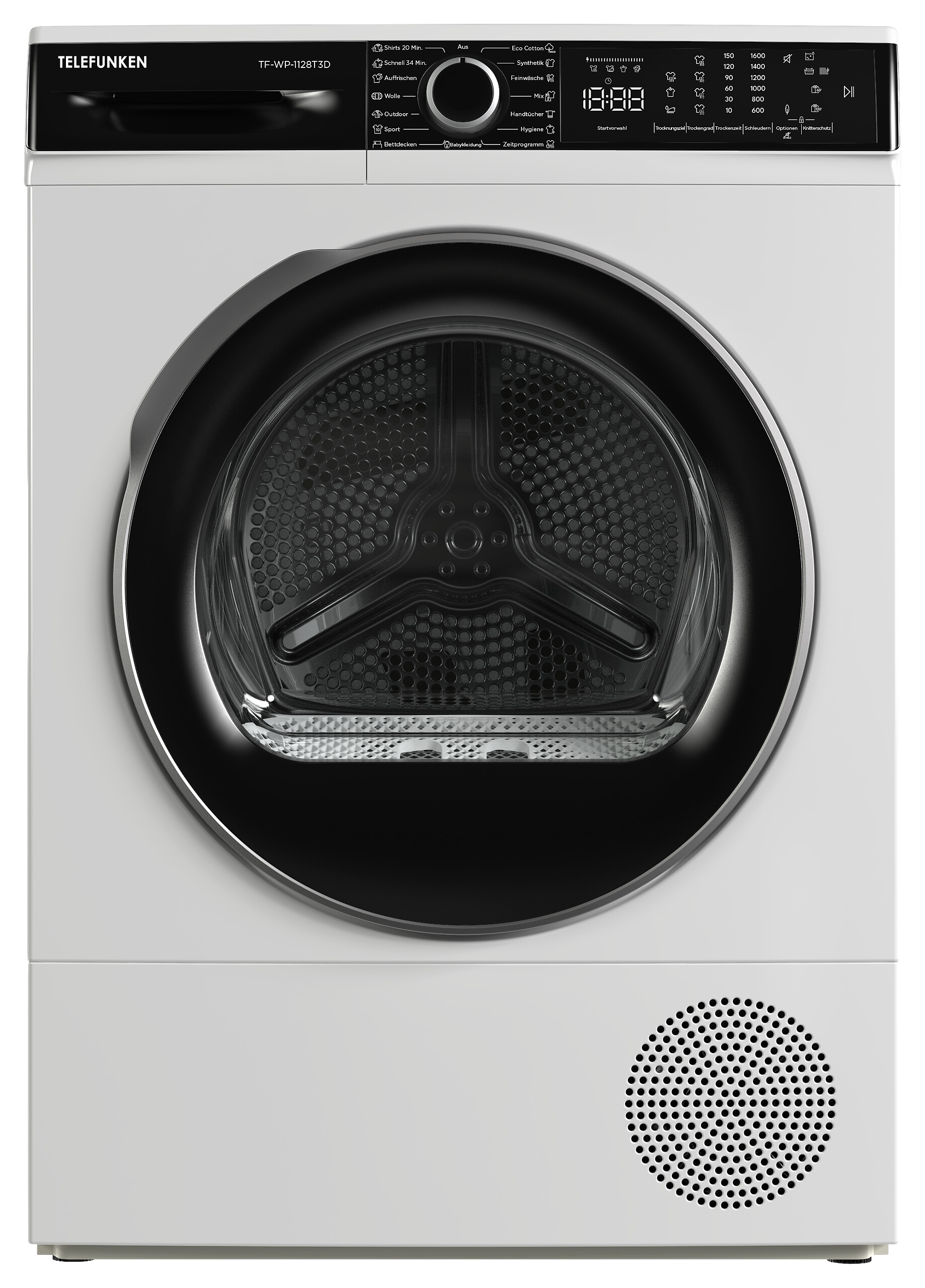 Telefunken Wärmepumpentrockner  TF-WP-1128T3D