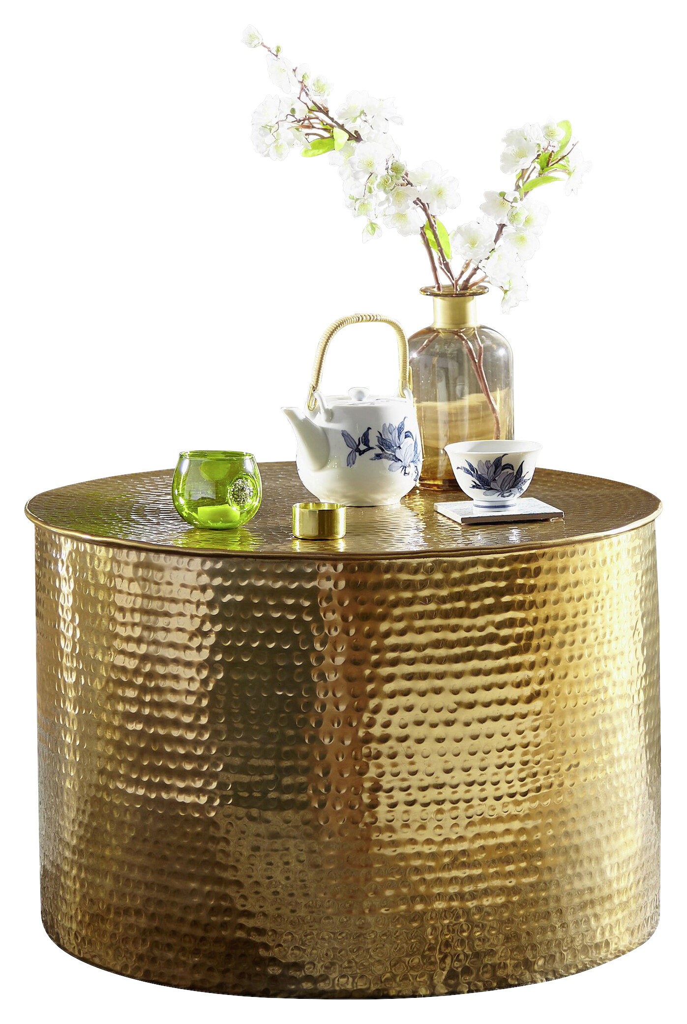 Wohnling Couchtisch gold H: ca. 40 cm