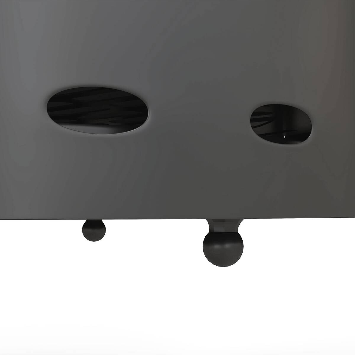 Outsunny Feuerschale dunkelgrau Polypropylen B/H/L: ca. 38x38x27 cm