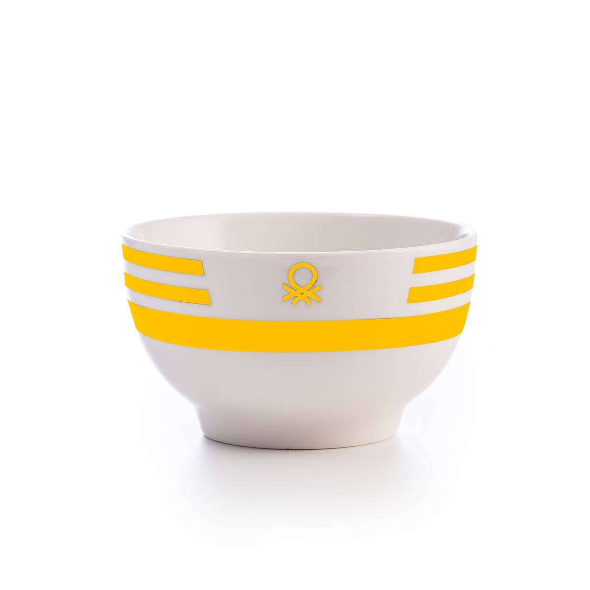 BENETTON Mehrzweckschalenset Rainbow gelb Keramik H/D: ca. 6x14 cm